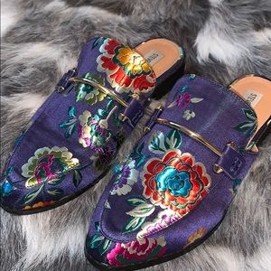 STEVE MADDEN Blue Loafers